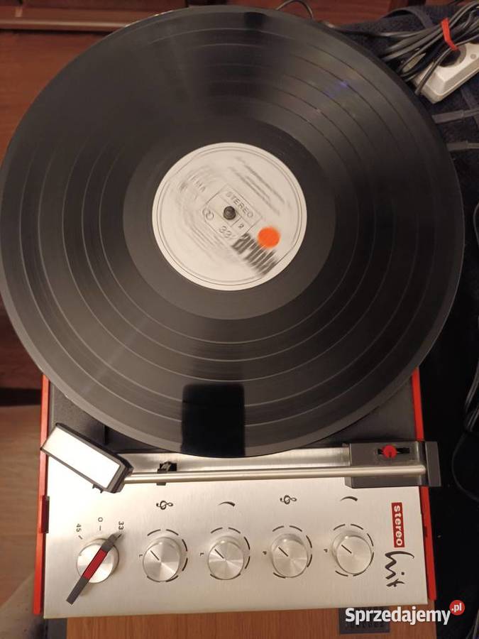 Polski gramofon Stereo Mister Hit licencja Gramofony Tychy