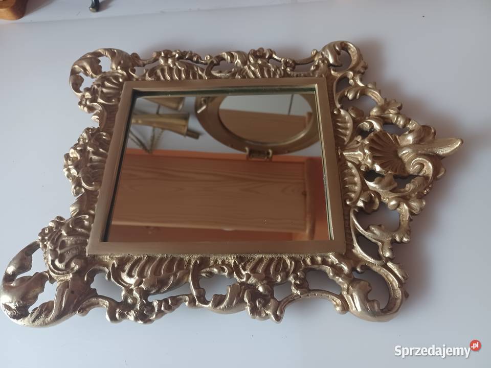 Lustro w mosiężnej ramie stojące Kolekcja Dom i Ogród Poznań