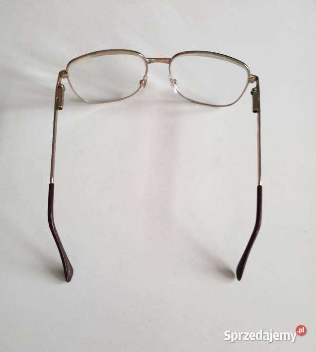 Okulary korekcyjne 350 plusy z PRL vintage łódzkie Łódź