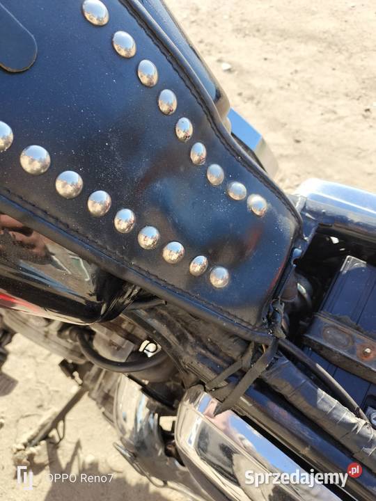 Kawasaki WN 750 skórzany pas na bak krawat Pozostałe Łubno