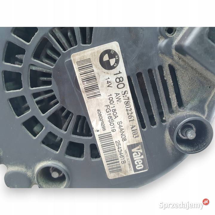 ALTERNATOR BMW 1 E87 3 E90 20d 180A 12317802261 Chełm sprzedam