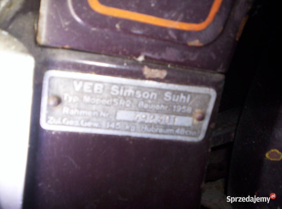 sprzedam simson s 51 Stargard