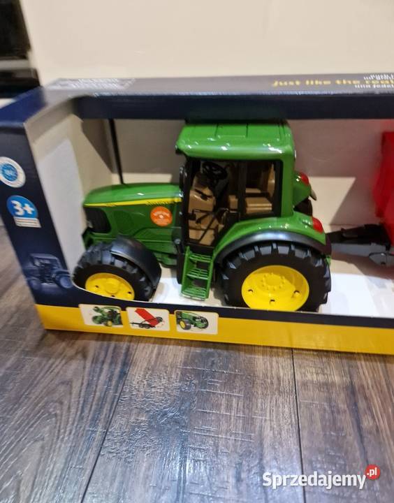 Traktor Ciągnik z naczepą Bruder 116 Katowice