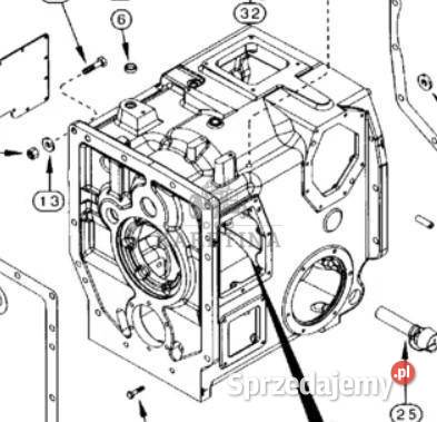 CASE MX180 MX200 MX220 MX240 Obudowa Skrzyni wielkopolskie