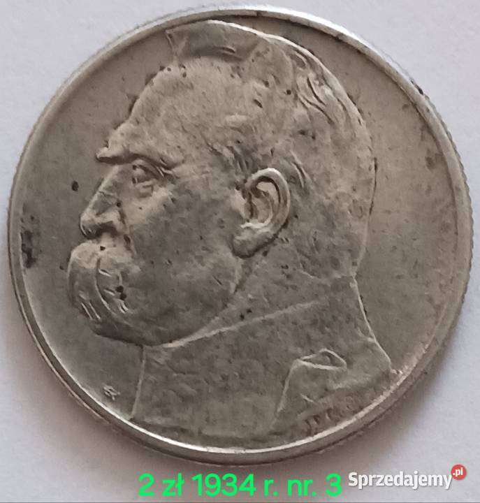 2 J Piłsudski 1934 r 3 Super stan oryginał Konin