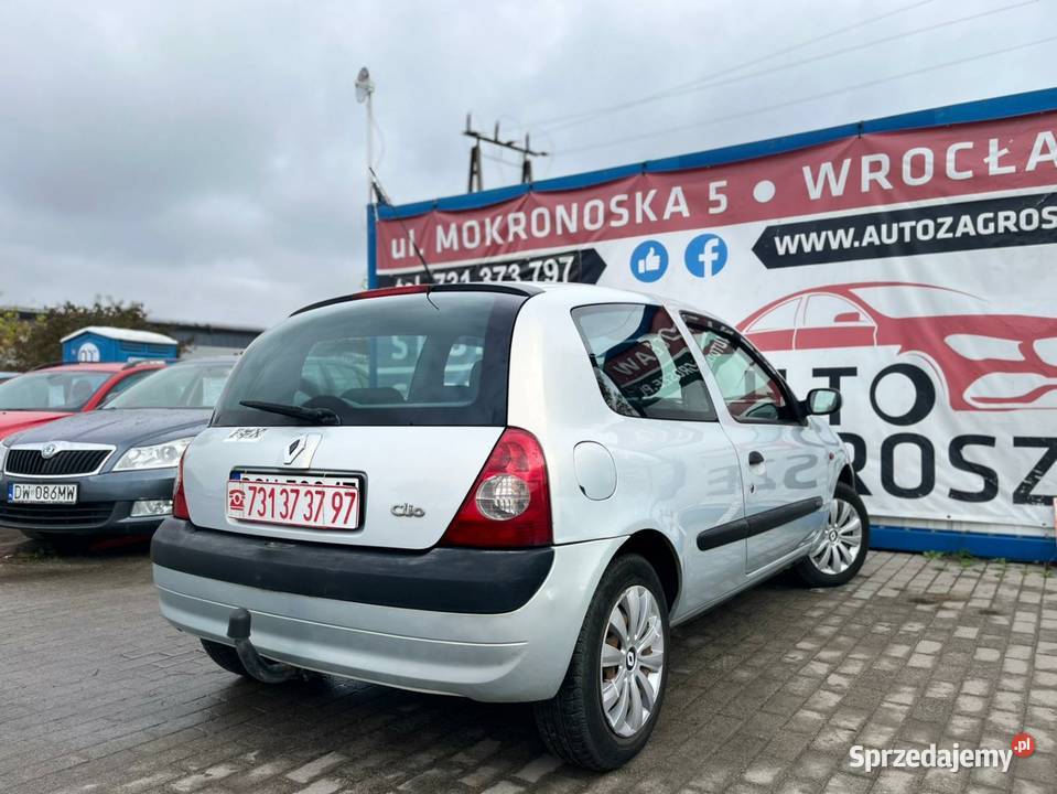Renault Clio 12 BenzynaDl Opłaty HAK Zadbany Wrocław