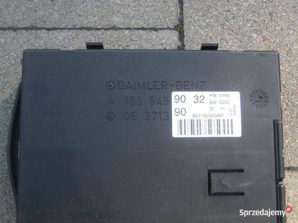mercedes ml 163 lift 27 cdi 163 moduł sterownik Pozostałe Rakoniewice sprzedam