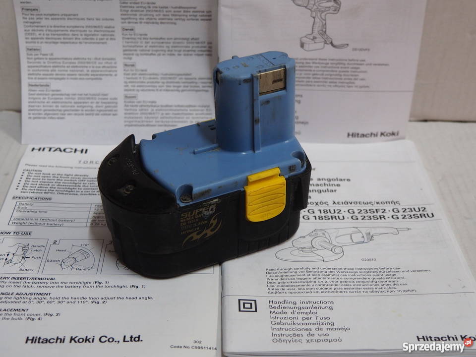 Naprawa baterii wymiana HITACHI 12v 33ah 2ah Warszawa sprzedam