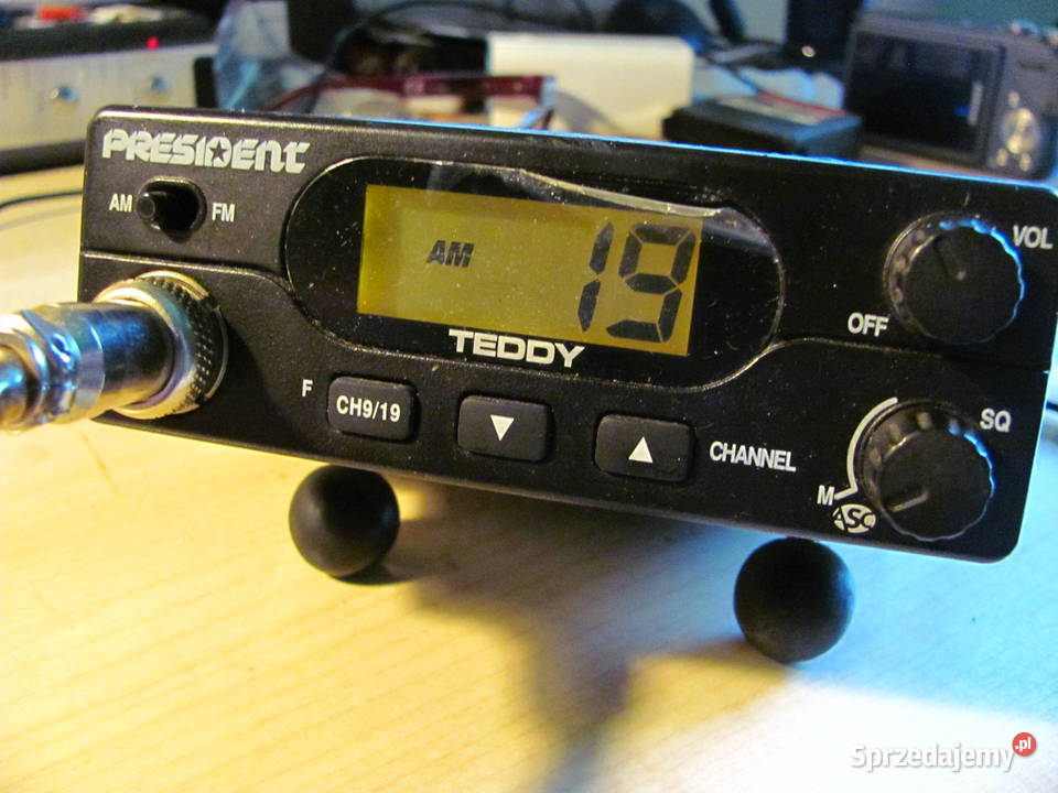 Radio CB President Teddy z mikrofonem President Łódź