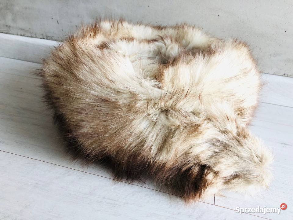 Szalik kożuszek kołnierz z lisa prawdziwe futro Pozostałe Łódź sprzedam