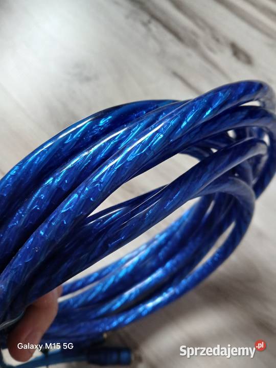 Kabel wzmacniacza car audio 2 sztuki 5 metry podkarpackie