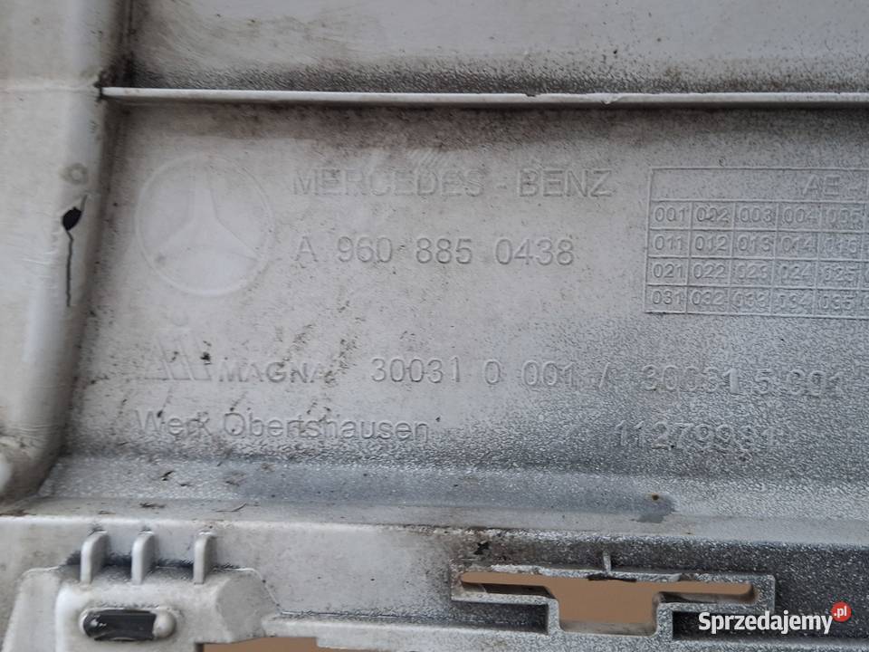 MERCEDES ACTROS MP4 NAROŻNIK ZDERZAKA LEWY