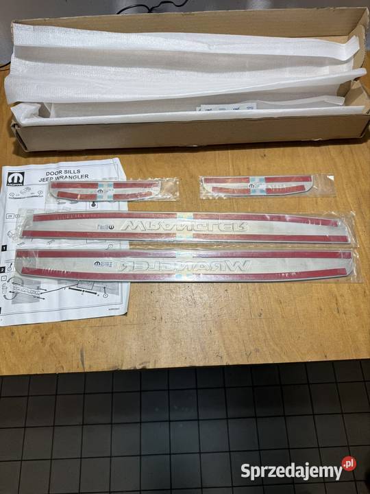 Jeep Wrangler JL nakładki progowe pomorskie Słupsk