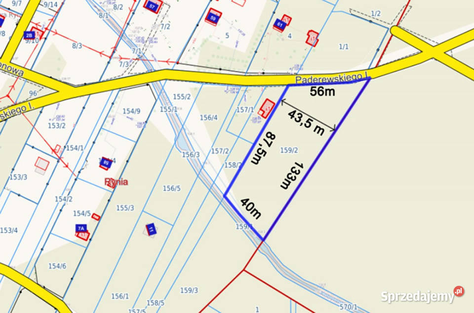 Działka leśna z możliwością zabudowy w MPZP 4461m2