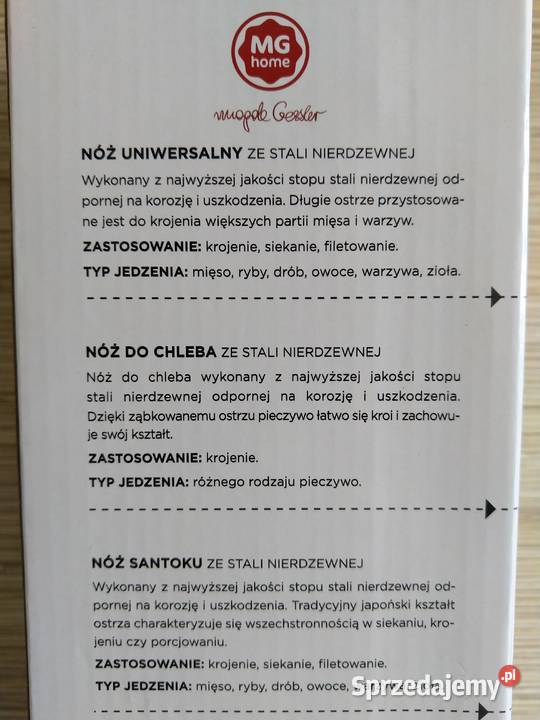 NAJTANIEJ Zestaw Noży Noże Stojak Nożyczki 7el Zabrze