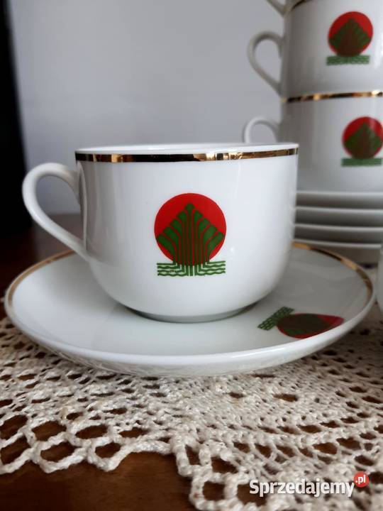 Porcelana Chodzież Logo NFOŚiGW art deco Łódź