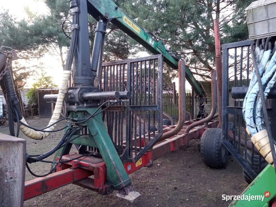 Lkt 81 przyczepa leśna more maskiner śląskie Świniowice