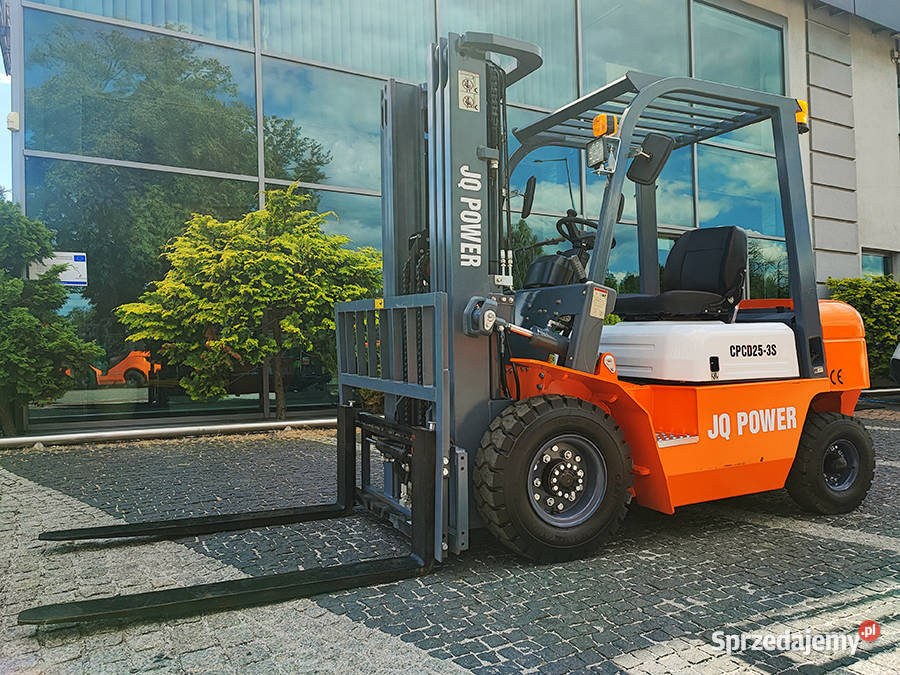 Wózek widłowy JQ Power CPCD25 25 t triplex 45 m diesel Kęty