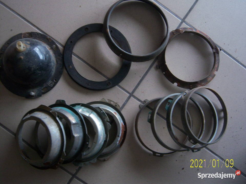 Uaz Wołga Kamaz Kraz Ził Łada lampa przód ramki Rok produkcji 1970