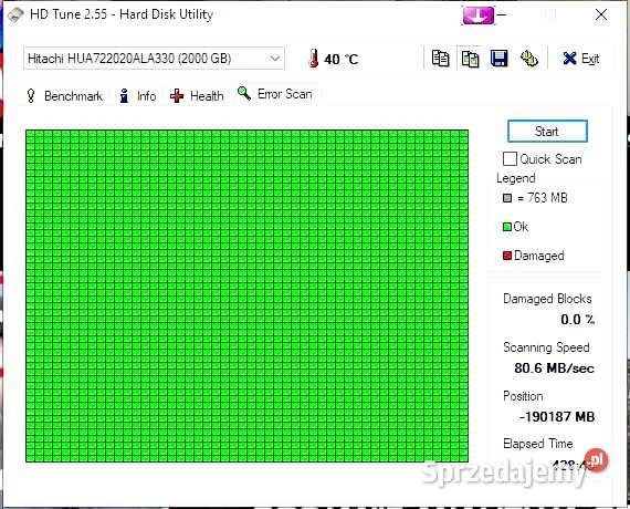 Hitachi Ultrastar 2TB 7200RPM 32MB 35 wewnętrzny Gubin