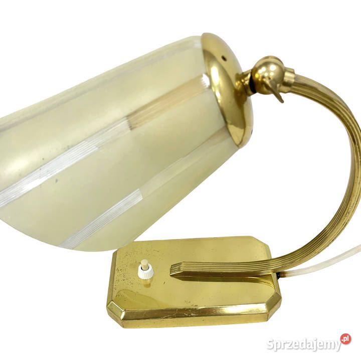 Lampa biurkowa Art Dco Modernist Niemcy lata 50 Lampy stołowe i nocne mazowieckie Warszawa sprzedam