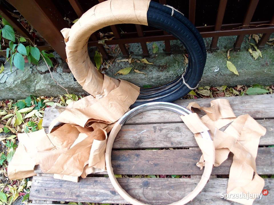 opony Stomil Antilope 20x175 i obręcze 3x406 do Łódź sprzedam