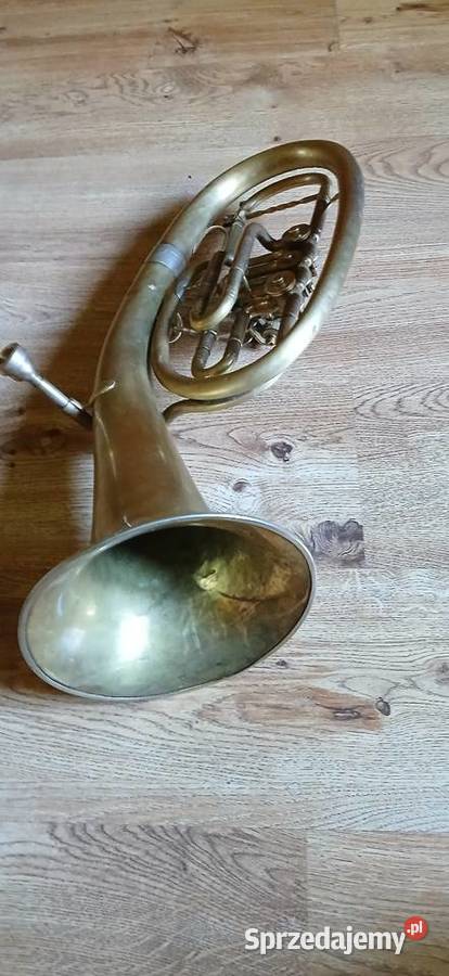 Stara mosiężna trąbka Kraków