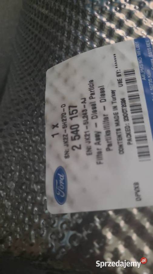 DPF FORD TRANSIT JK215L243AJ JK215L243AJ 2540157 Radom sprzedam