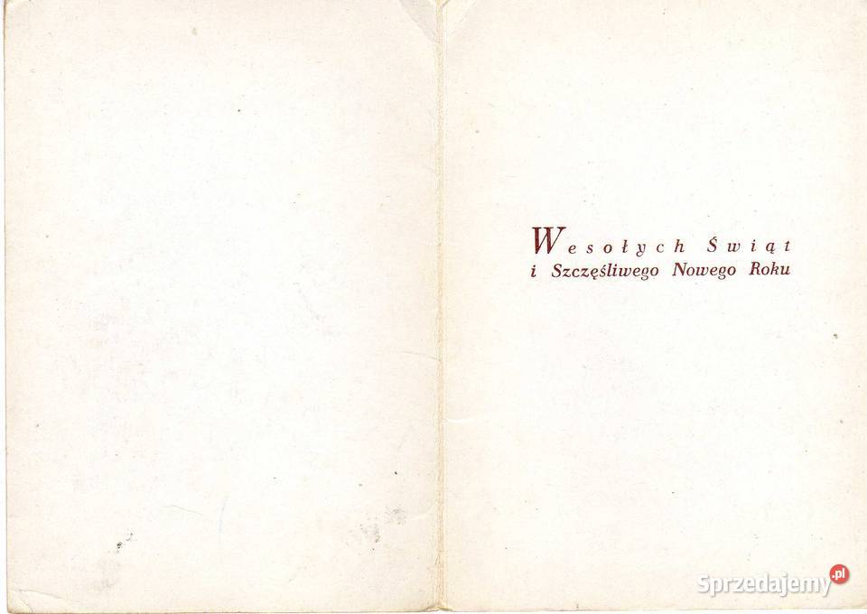 POCZTÓWKA ŚWIĄTECZNA OKOLICZNOŚCIOWA świętokrzyskie Krynki