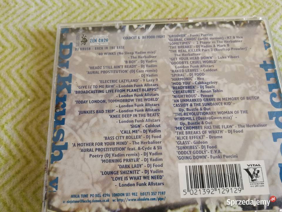 Coldcut DJ Food vs DJ Krush Cold Krush Cuts 2xCD Płyty i kasety Szczecin
