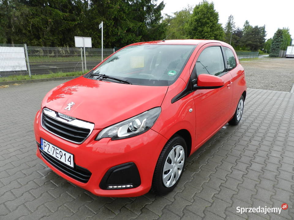 Peugeot 108 małe tanie serwisowane niezawodne poduszka powietrzna Puszczykowo