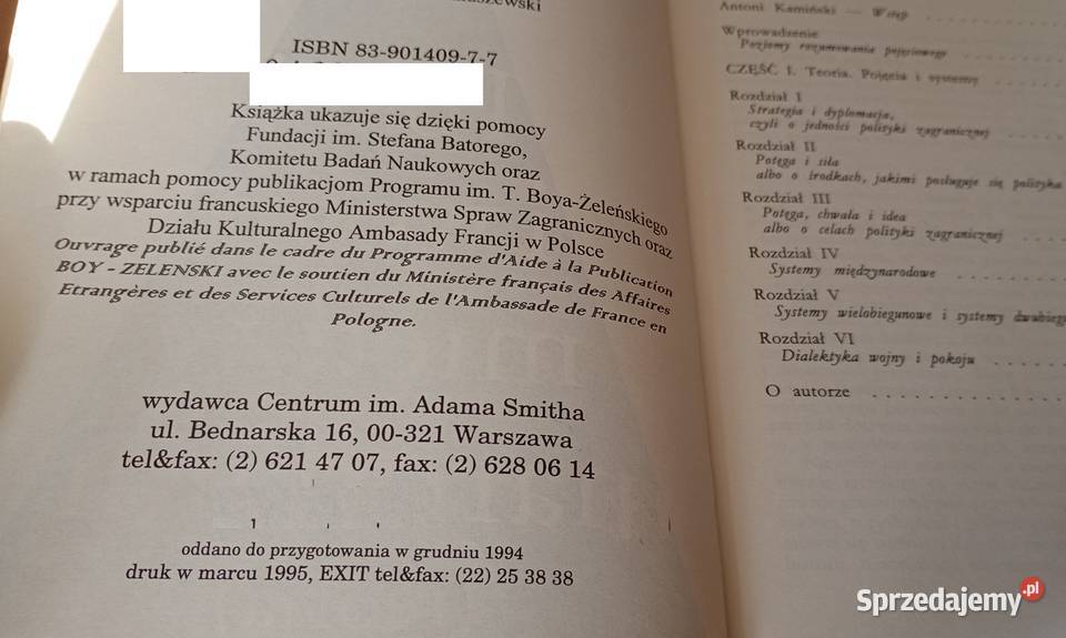 Pokój i wojna między narodami teoria  Raymond studia Podręczniki