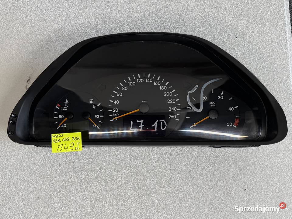 LICZNIK ZEGARY MERSEDES BENZ E W210 22L CDI Warszawa