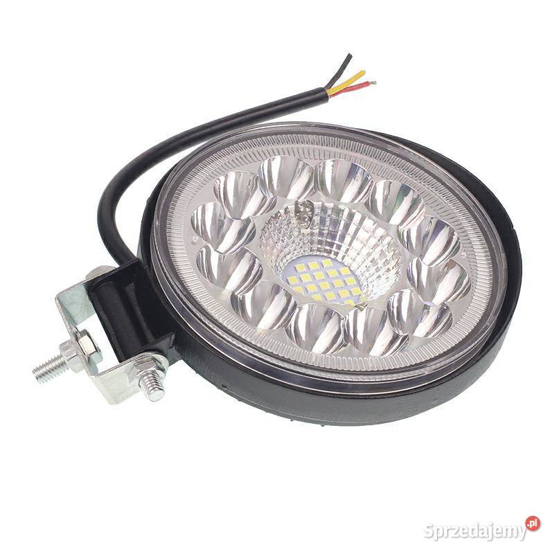 LAMPA ROBOCZA HALOGEN LED 33 LED OKRĄGŁA 12V80V