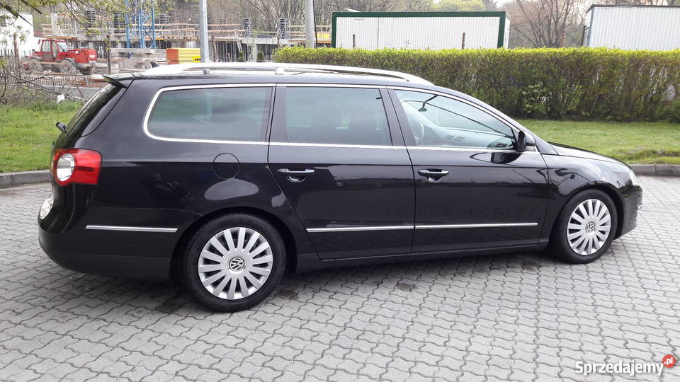 Volkswagen Passat 2008r B6 Kombiczarny NAVIDVD serwisowany w ASO Łódź