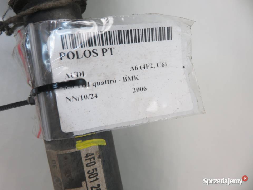 PÓŁOŚ PRAWA TYLNA AUDI A6 C6 30 TDI 4F0501203B