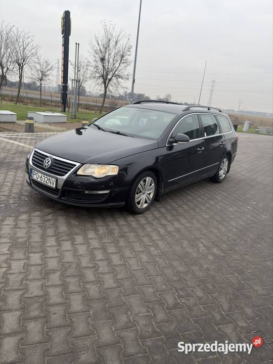 VW Passat 20tdi 140 6Biegow 2006r wspomaganie kierownicy Poznań