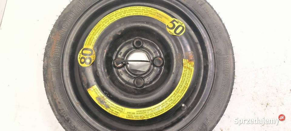 KOŁO DOJAZDOWE VOLKSWAGEN GOLF III T10570 R14 osobowe Lipno