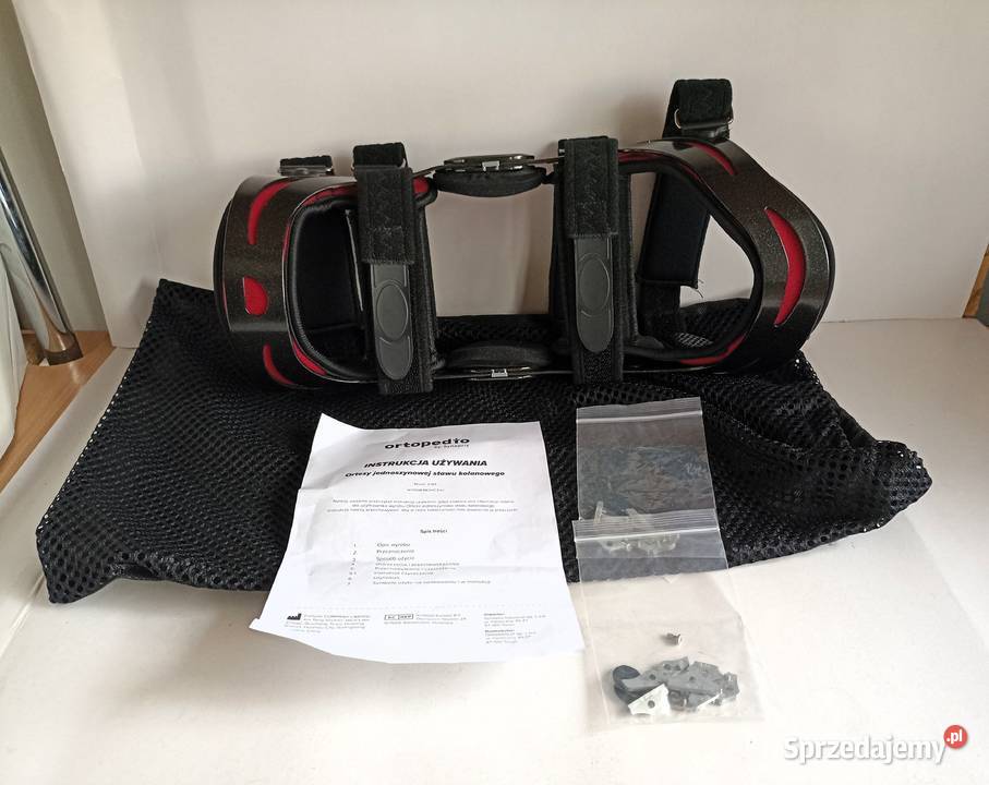 Orteza jednoszynowa Ortopedio aluminiowa kolano łódzkie Bełchatów