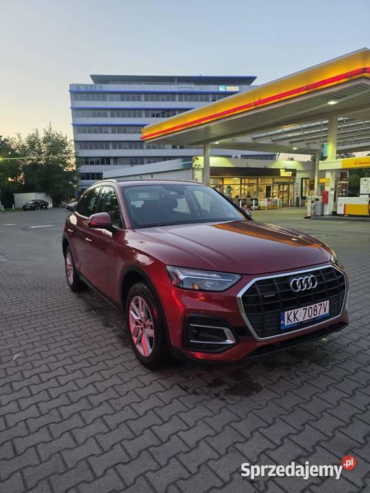 Audi Q5 40 TDI mHEV Quattro S tronic serwisowany elektrochrom. lusterka boczne Kraków