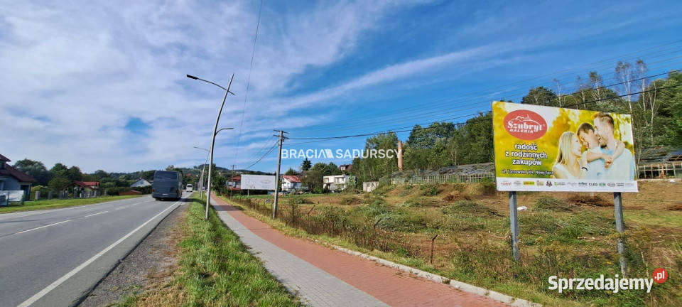 Działka Nowy Sącz 8600m2 asfalt sprzedam