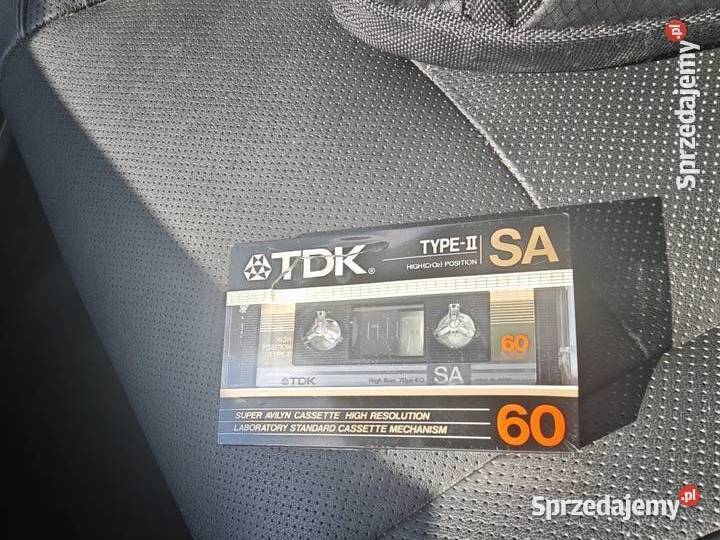 Kaseta magnetofonowa TDK SA60 type II nowa Siechnice