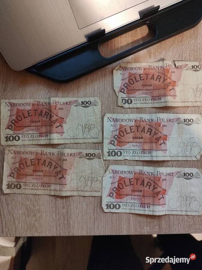Banknoty PRL 100 17 Sztuk Ludwik Waryński Numizmatyka sprzedam