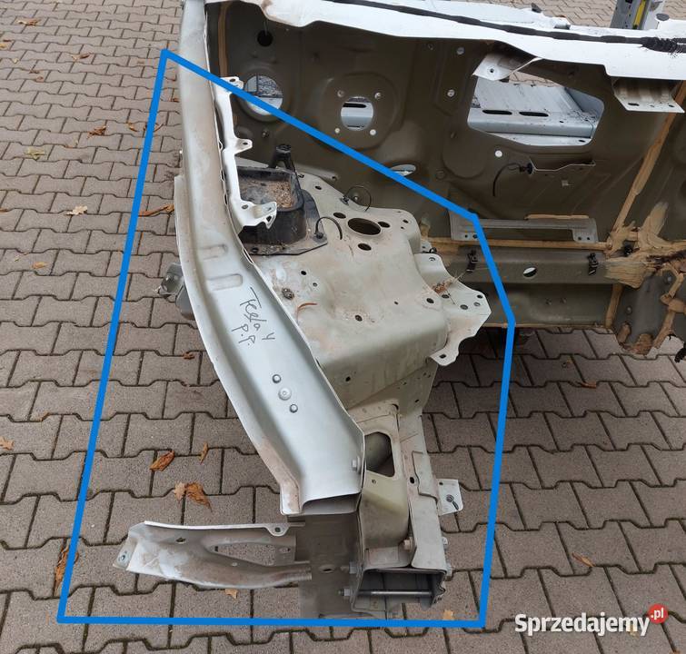 TESLA MODEL Y 2023r Ćwiartka podłużnica przód