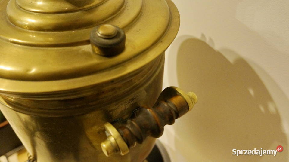 Oryginalny carski samowar z Tuły na węgiel Antyki Giżycko