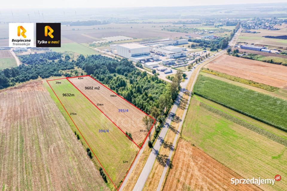 sprzedaży działki 19234m2 Łebcz Dr Augusta