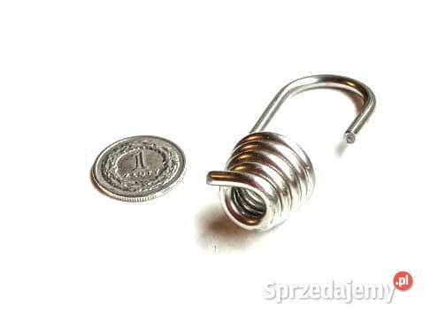 Hak sprężyna INOX z nierdzewki mocny hak Biznes i Przemysł Szemud