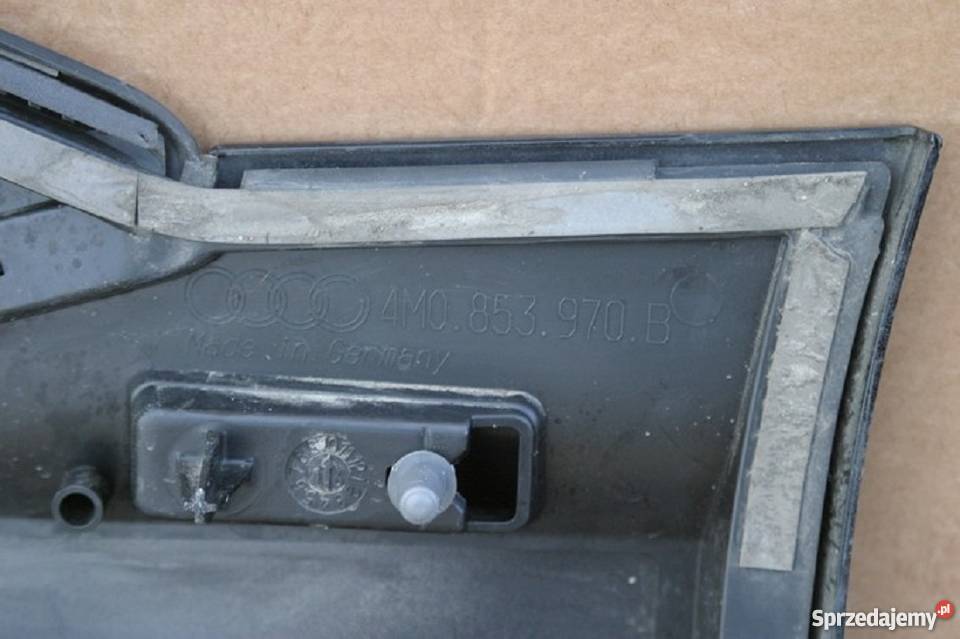 AUDI Q7 LISTWY LISTWA DOLNA DRZWI PRZÓD TYŁ 4M0 Karoseria Bieleń