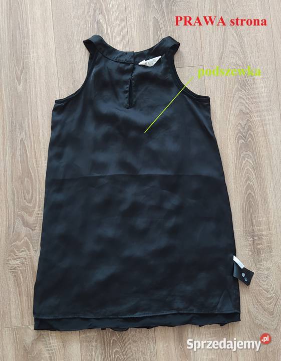 Bluzka damska HM falbanki bez rękawa Hajnówka