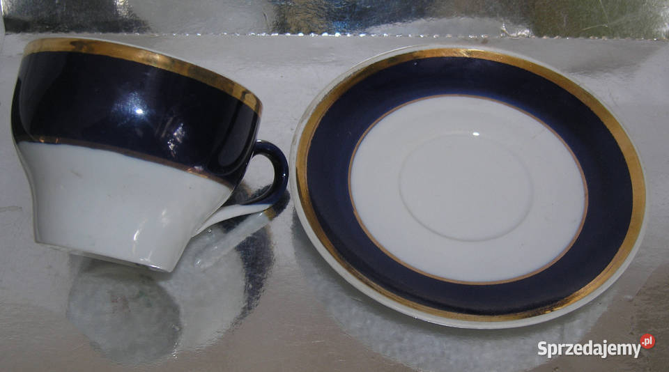 filiżanka kobaltowy pasDd dolnośląskie Bartków